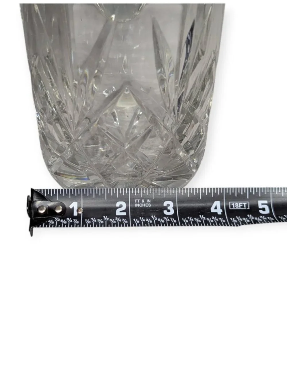 Vintage Sambor Clear Cut Glass Pitcher Classic Crystal-Look Made in Yugoslavia
